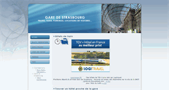 Desktop Screenshot of gare-strasbourg.fr