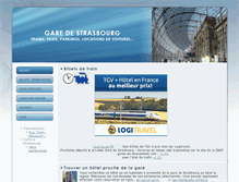 Tablet Screenshot of gare-strasbourg.fr
